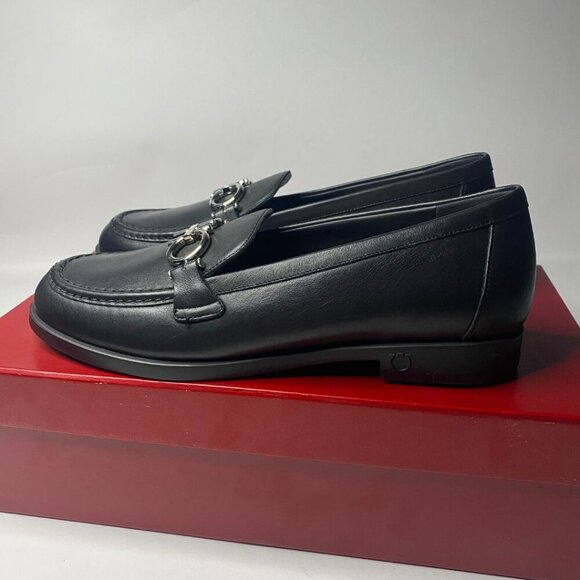 SALVATORE FERRAGAMO Rolo Chunky Leather Loafers Size 5.5 - Picture 6 of 11